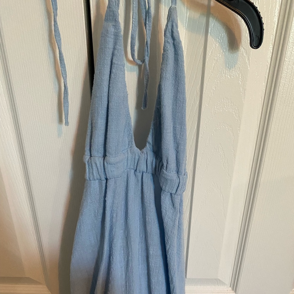 Brandy Melville Light Blue Halter Dress
